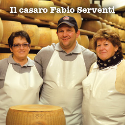 il casaro del Parmigiano Reggiano, Fabio Serventi